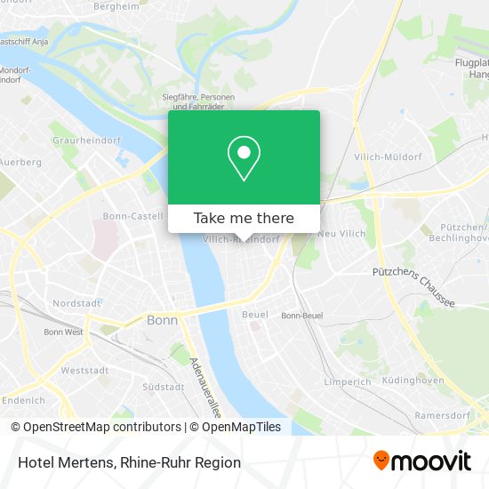 Hotel Mertens map