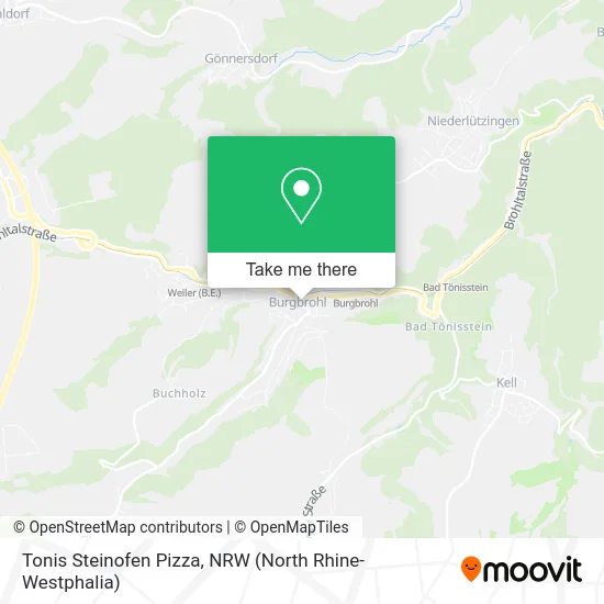 Tonis Steinofen Pizza map