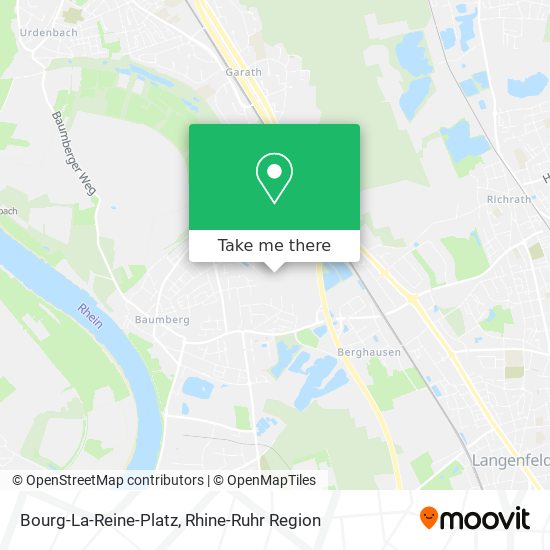 Bourg-La-Reine-Platz map