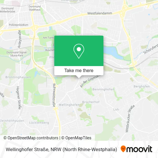 Карта Wellinghofer Straße