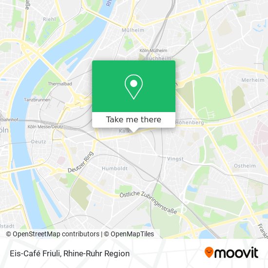 Eis-Café Friuli map