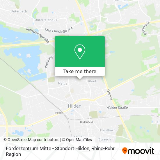 Förderzentrum Mitte - Standort Hilden map