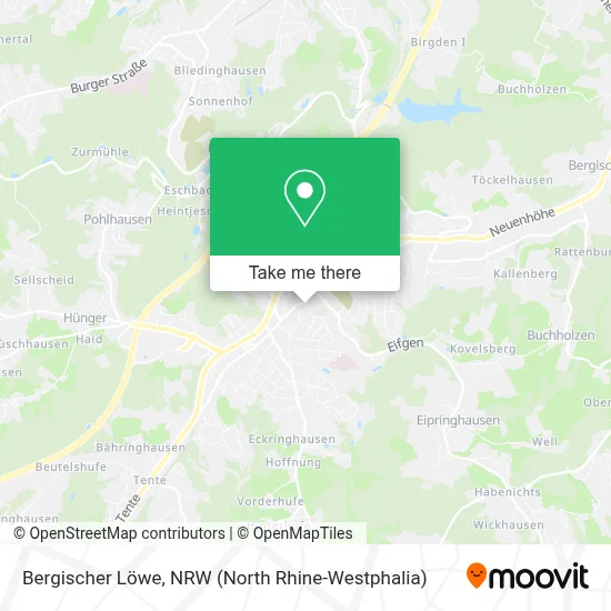 Bergischer Löwe map