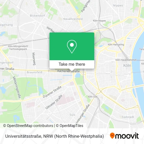 Карта Universitätsstraße