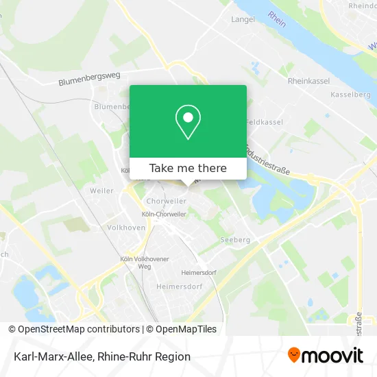 Карта Karl-Marx-Allee