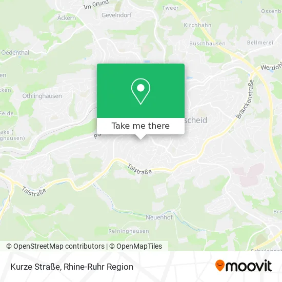 Карта Kurze Straße