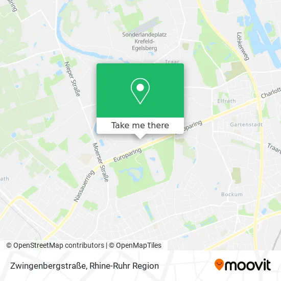 Карта Zwingenbergstraße