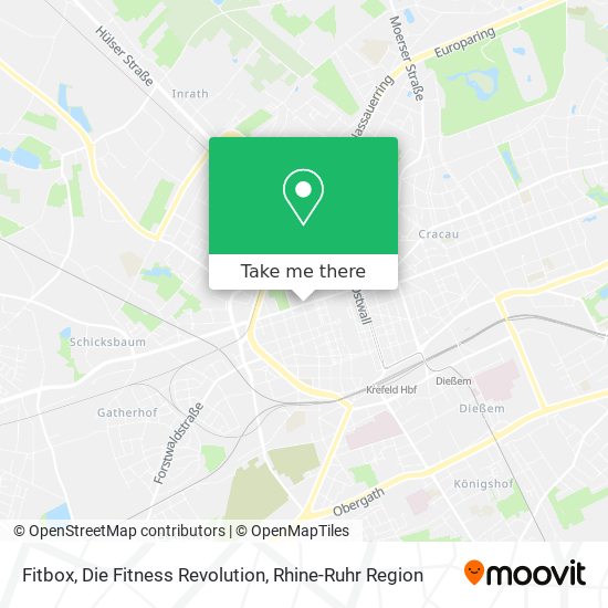 Fitbox, Die Fitness Revolution map