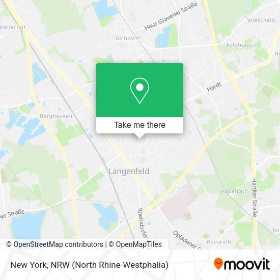 Карта New York