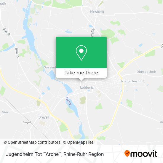 Jugendheim Tot ""Arche"" map