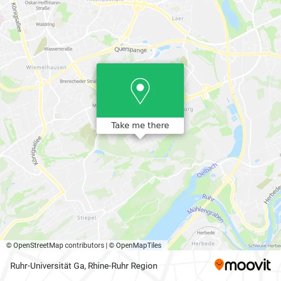 Карта Ruhr-Universität Ga
