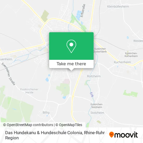 Карта Das Hundekanu & Hundeschule Colonia
