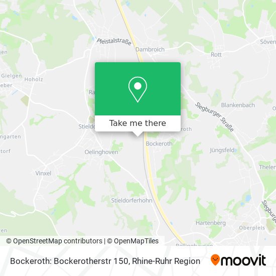Bockeroth: Bockerotherstr 150 map