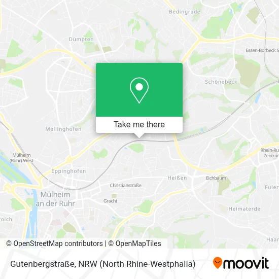 Gutenbergstraße map