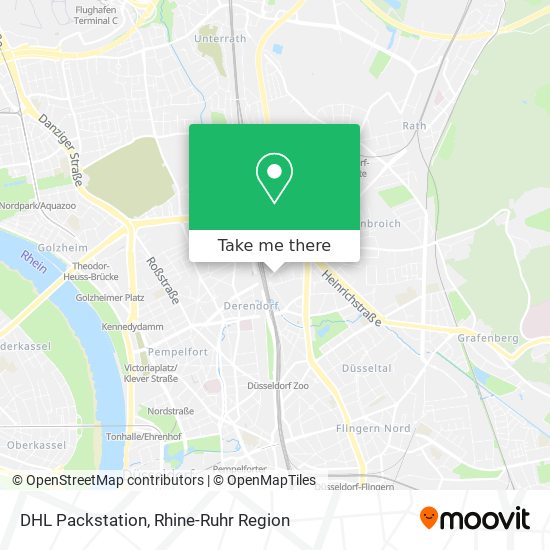 DHL Packstation map