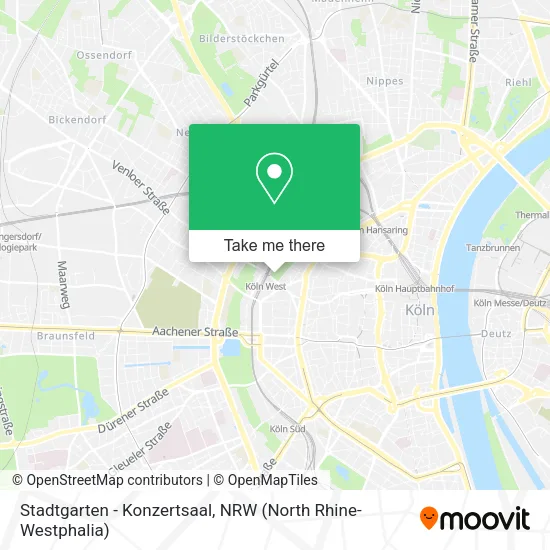 Карта Stadtgarten - Konzertsaal