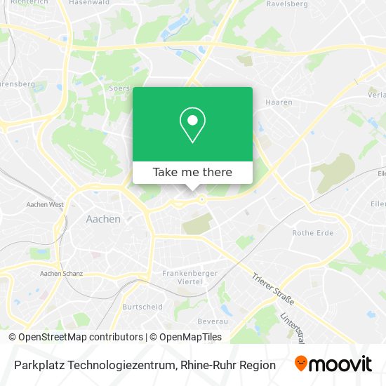 Parkplatz Technologiezentrum map