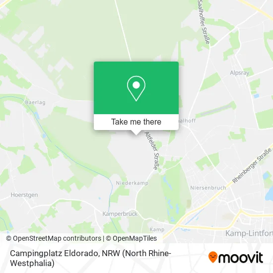 Карта Campingplatz Eldorado