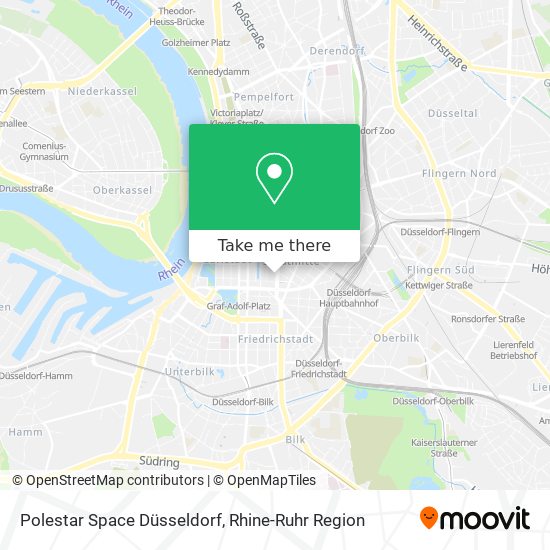 Polestar Space Düsseldorf map