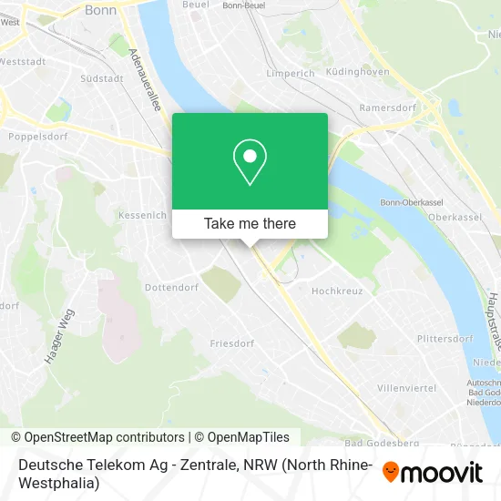 Карта Deutsche Telekom Ag - Zentrale
