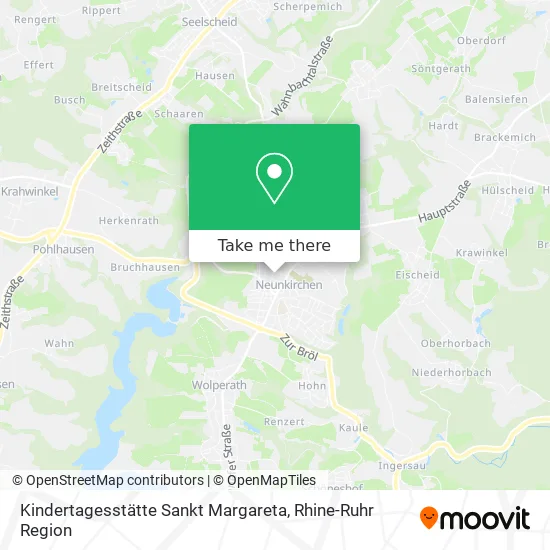 Карта Kindertagesstätte Sankt Margareta