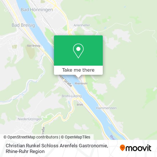 Christian Runkel Schloss Arenfels Gastronomie map
