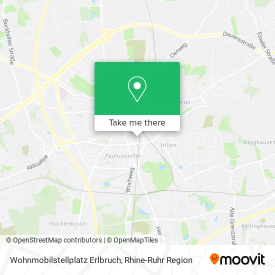 Карта Wohnmobilstellplatz Erlbruch
