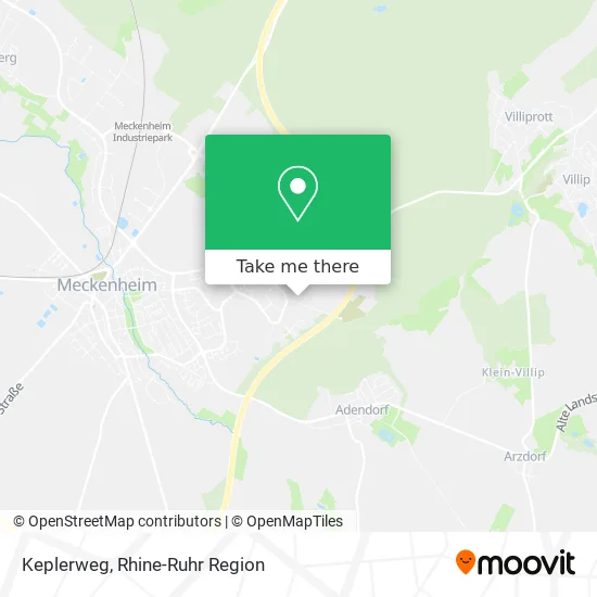 Карта Keplerweg