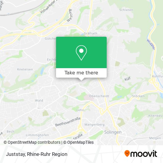 Juststay map