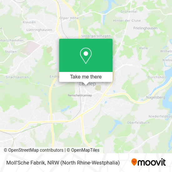 Карта Moll'Sche Fabrik