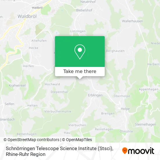 Карта Schnörringen Telescope Science Institute (Stsci)