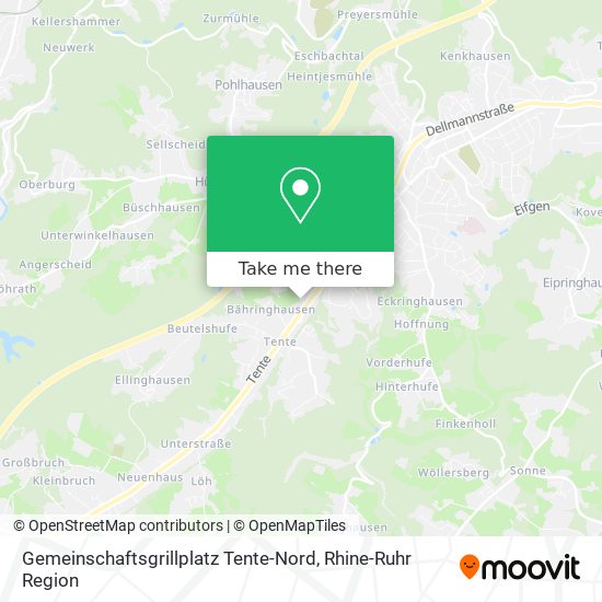 Gemeinschaftsgrillplatz Tente-Nord map