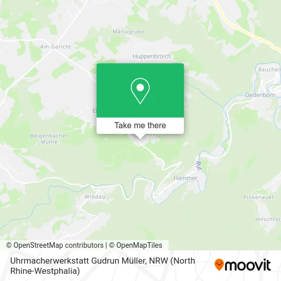 Карта Uhrmacherwerkstatt Gudrun Müller