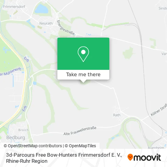 Карта 3d-Parcours Free Bow-Hunters Frimmersdorf E. V.