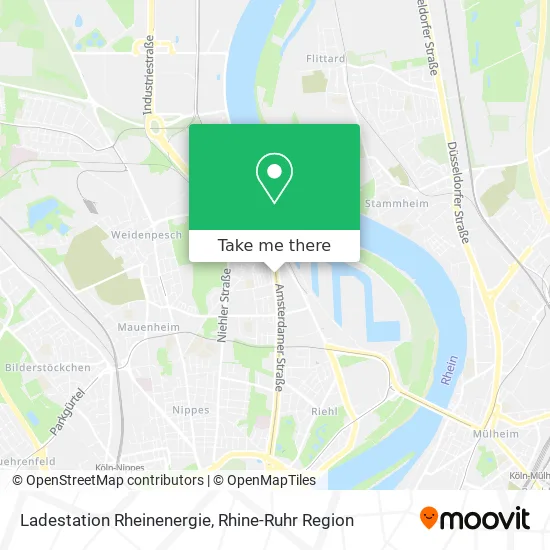 Карта Ladestation Rheinenergie