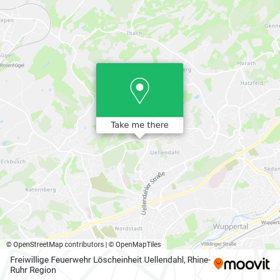 Freiwillige Feuerwehr Löscheinheit Uellendahl map