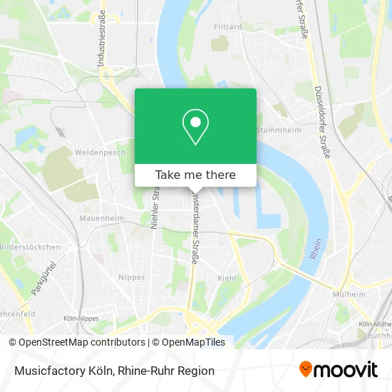 Карта Musicfactory Köln