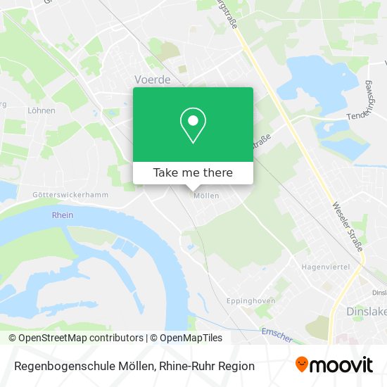Regenbogenschule Möllen map