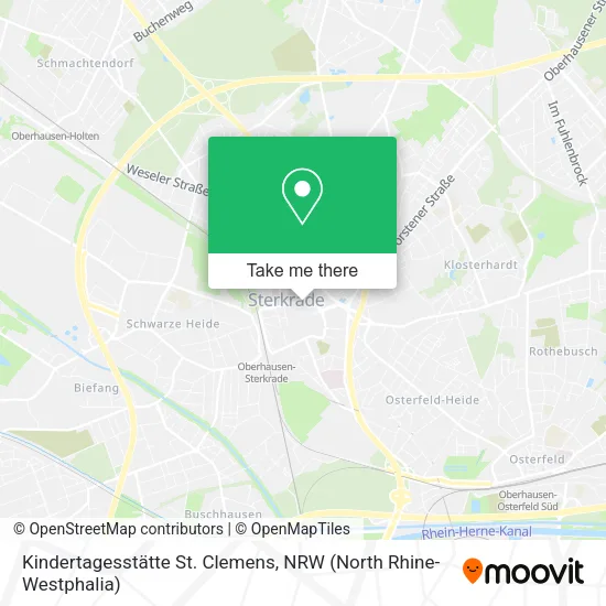Карта Kindertagesstätte St. Clemens