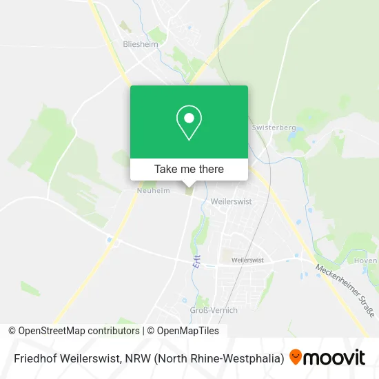 Карта Friedhof Weilerswist