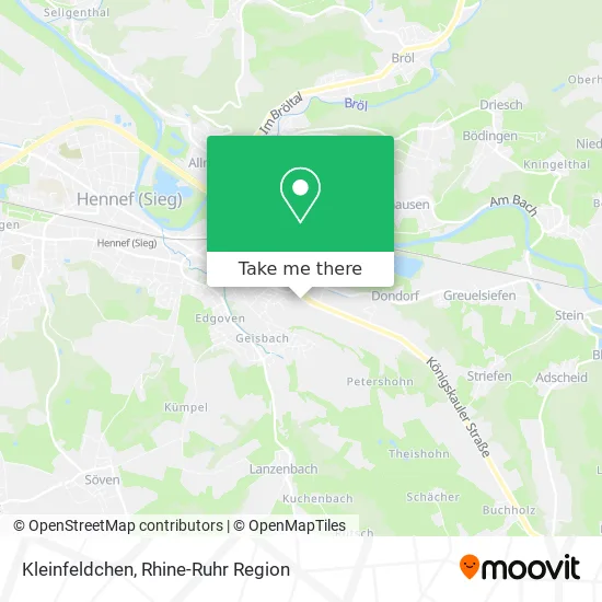 Карта Kleinfeldchen