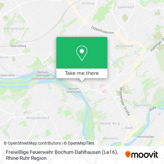 Freiwillige Feuerwehr Bochum-Dahlhausen (Le16) map