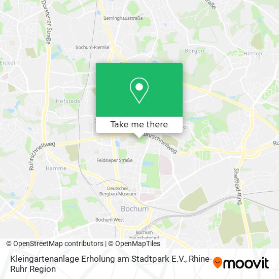 Карта Kleingartenanlage Erholung am Stadtpark E.V.