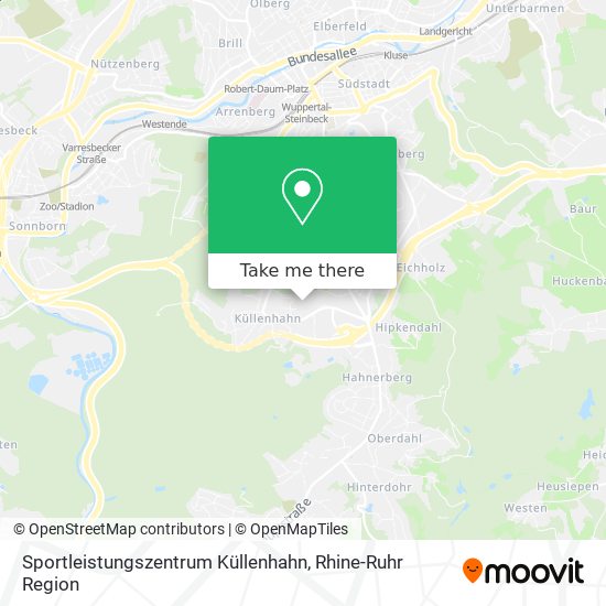 Sportleistungszentrum Küllenhahn map