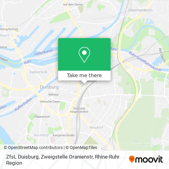 ZfsL Duisburg, Zweigstelle Oranienstr map