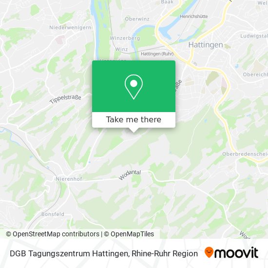 DGB Tagungszentrum Hattingen map