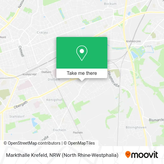 Карта Markthalle Krefeld