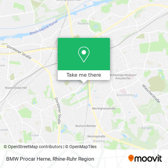 BMW Procar Herne map