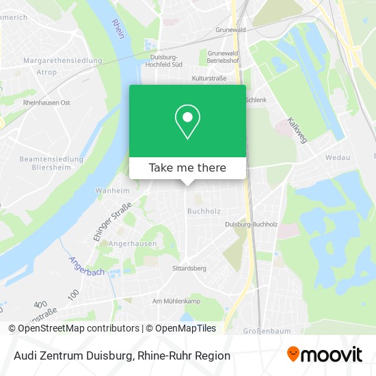 Audi Zentrum Duisburg map