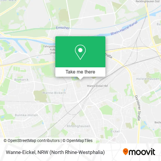 Карта Wanne-Eickel